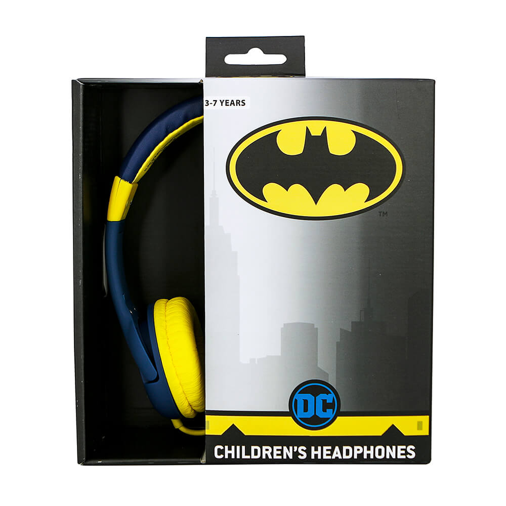 BATMAN Headphones Junior On-Ear 85dB Bat Logo