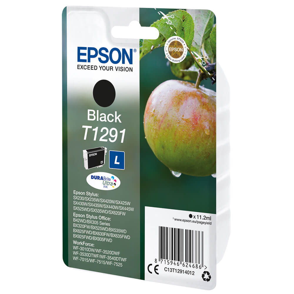 Ink C13T12914012 T1291 Black, Apple - Tura Scandinavia