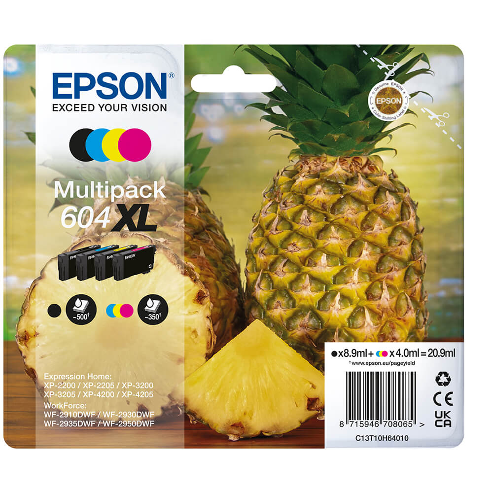 Ink C13T10H64010 604XL Multipack, Pineapple