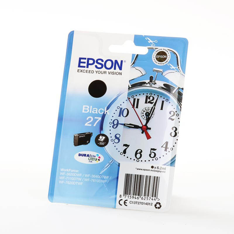 Ink C13T27124012 27XL Cyan, Alarm Clock - Tura Scandinavia