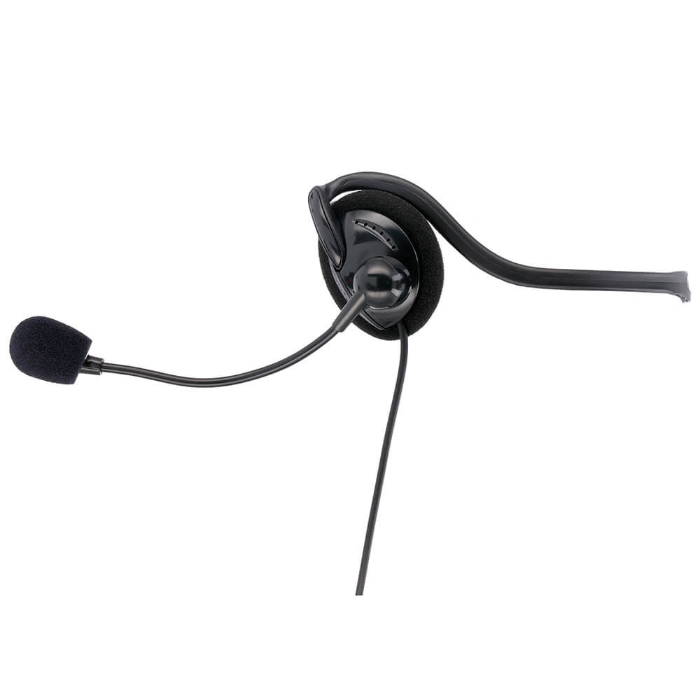 PC Office Headset NHS-P100 Tura Black Neckband Stereo Scandinavia 