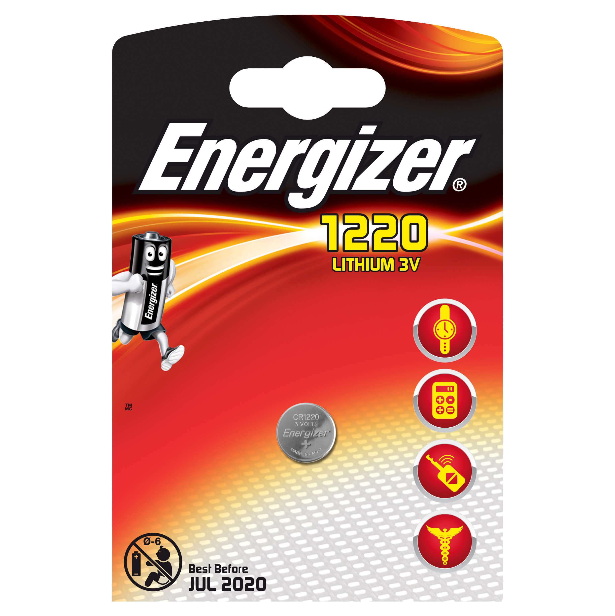 Erobrer barmhjertighed Ko ENERGIZER Battery CR1220 Lithium 1-pack