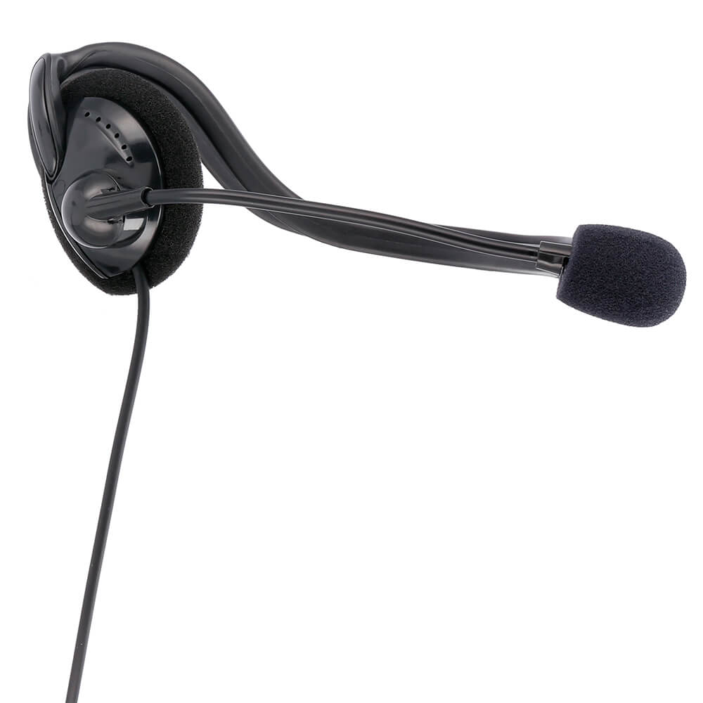 PC Office Headset NHS-P100 Tura Black - Scandinavia Stereo Neckband