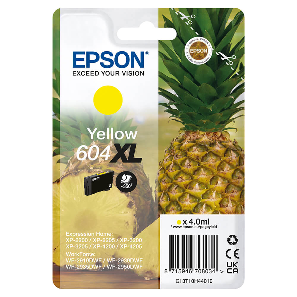 Ink C13T10H44010 604XL Yellow, Pineapple